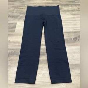 SPANX Look At Me Now Cropped Seamless Leggings – Black – Size 2X/2TG